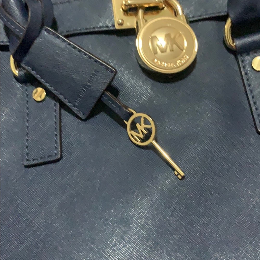 Michael Kors Navy Purse - Picture 5 of 5